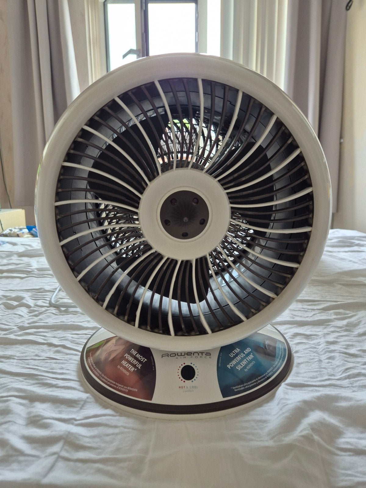 Rowenta Air Force Hot & Cool –Luxe Ventilator&Kachel 2-in-1, Witgoed en Apparatuur, Ophalen of Verzenden, Ventilator met afstandsbediening