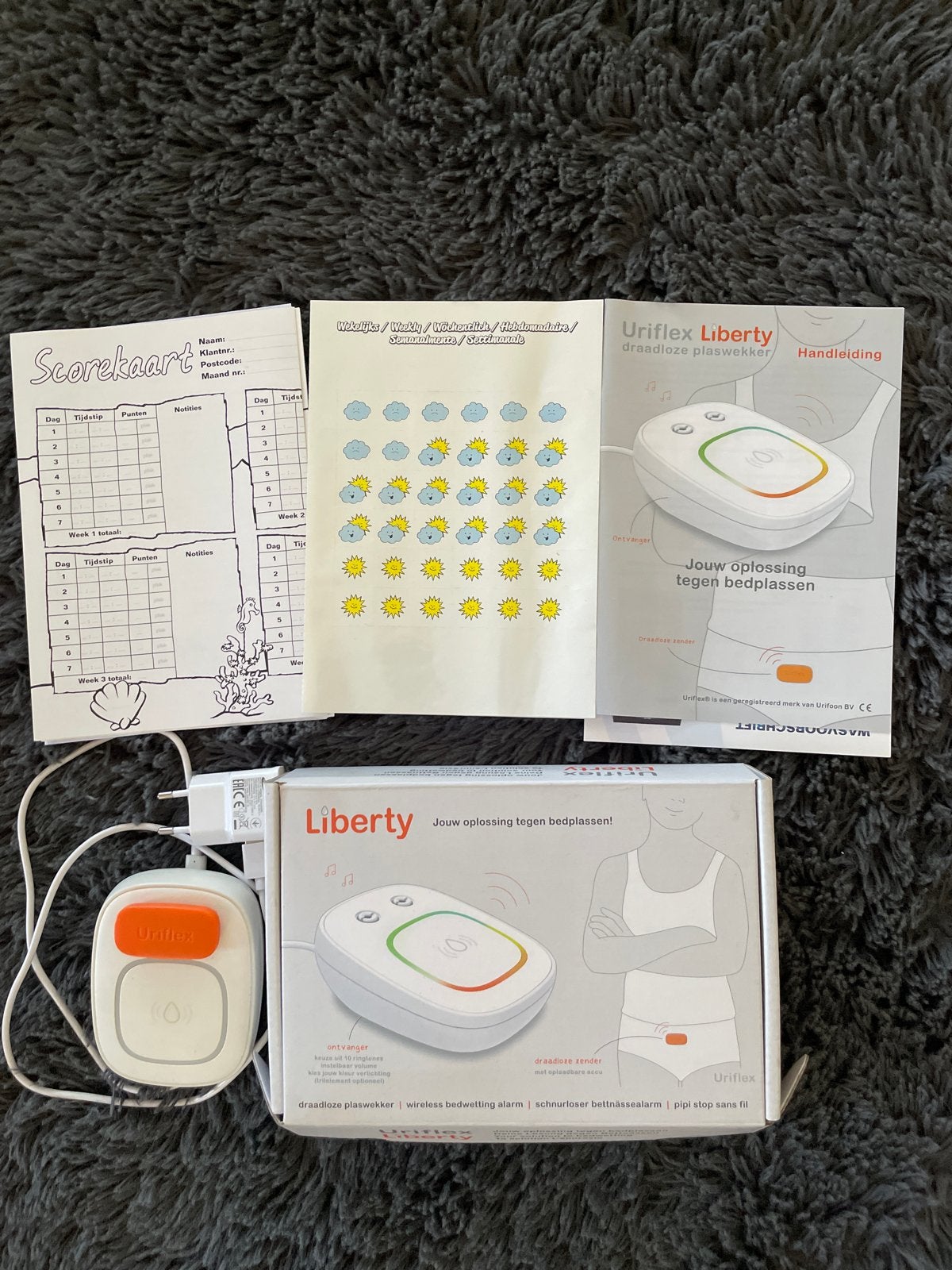 Uriflex Liberty draadloze plaswekker - Bedplassen oplossing, Ophalen of Verzenden, Zo goed als nieuw