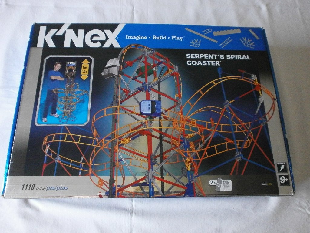 Knex Serpent`s  Spiral Coaster, Kinderen en Baby's, Ophalen of Verzenden, Gebruikt, K'nex