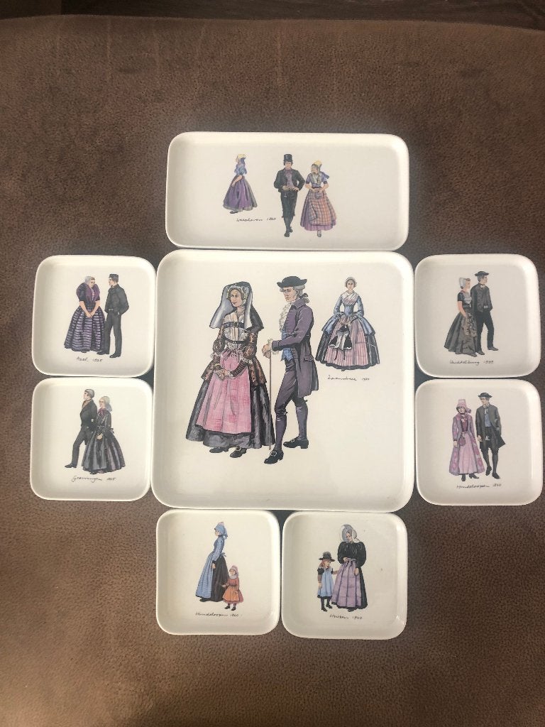 Villeroy & Boch klederdrachtborden, Huis en Inrichting, Keuken | Servies, Villeroy & Boch, Nieuw, Ophalen of Verzenden, Schaal of Schalen