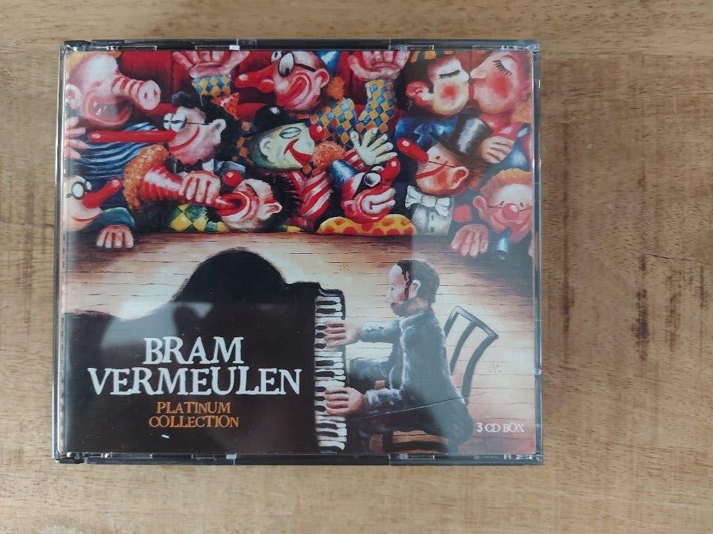 3 CD Bram Vermeulen – Platinum Collection (3 CD), Cd's en Dvd's, Ophalen of Verzenden, Zo goed als nieuw, Levenslied of Smartlap