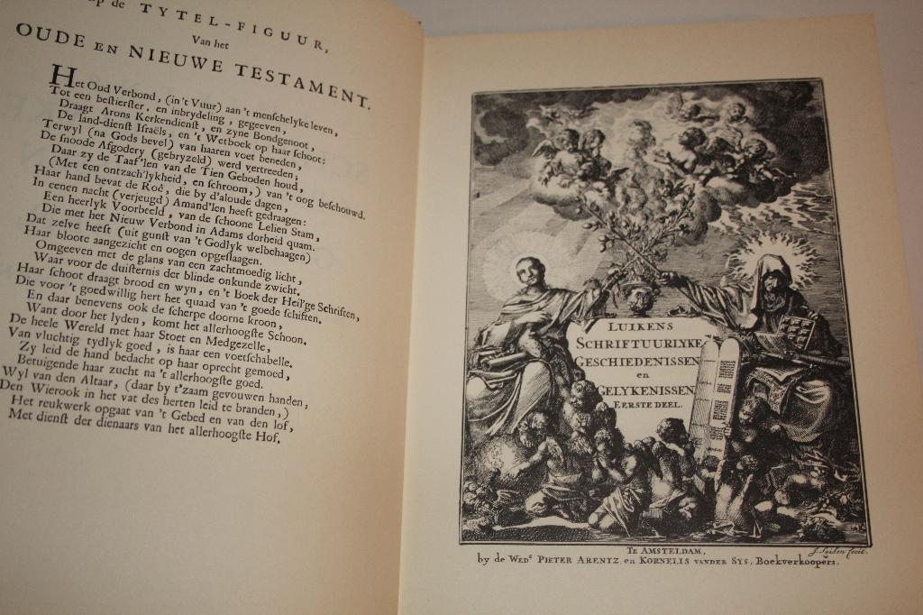 J. Luiken - Schriftuurlyke Geschiedenissen en Gelykenissen, Ophalen of Verzenden, Gelezen, Christendom | Protestants