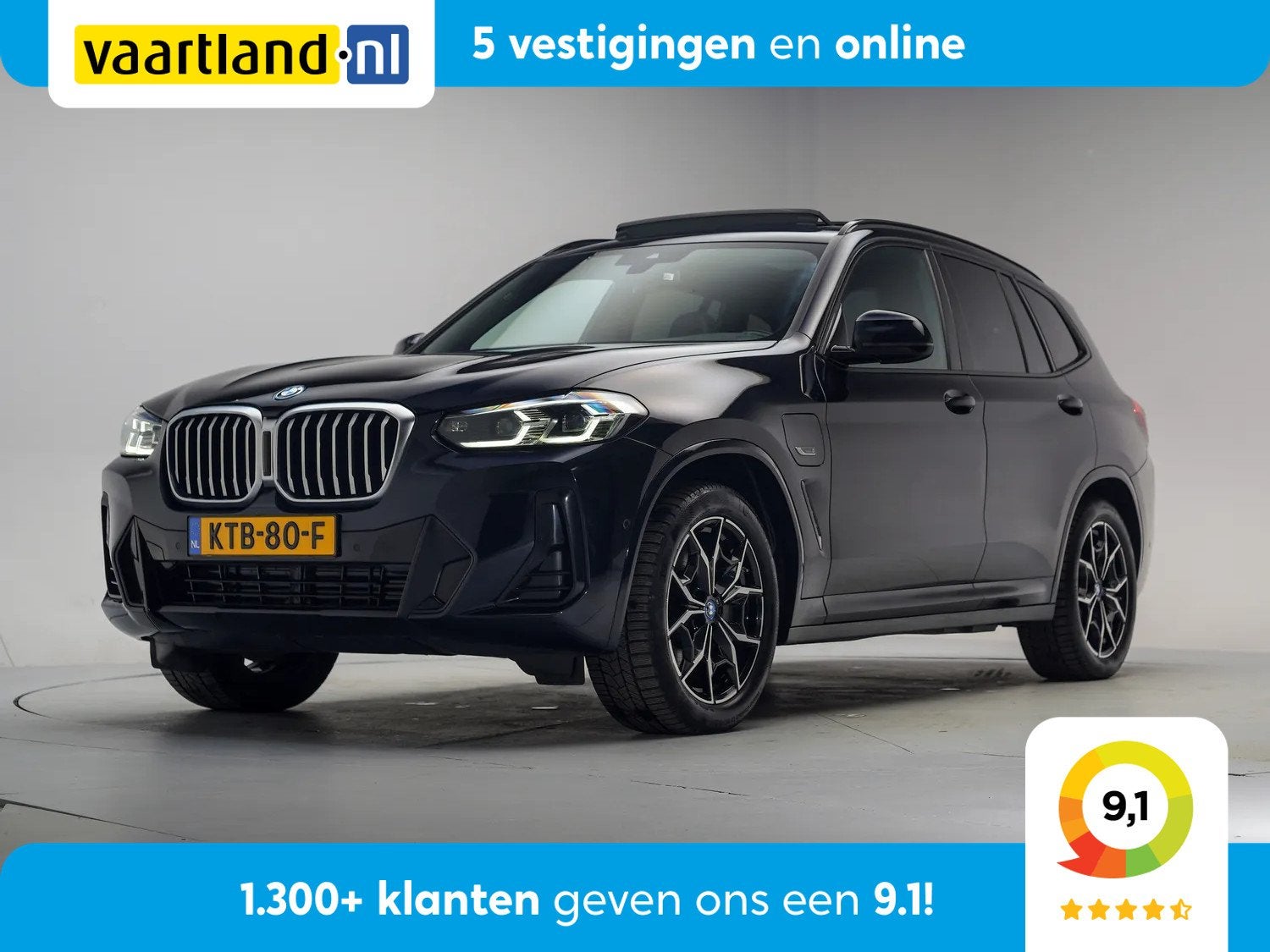 BMW X3 xDrive 30e M-Sport High Executive Aut. [ Panoramadak, 1998 cc, Gebruikt, Automatische klimaatregeling, 2000 kg