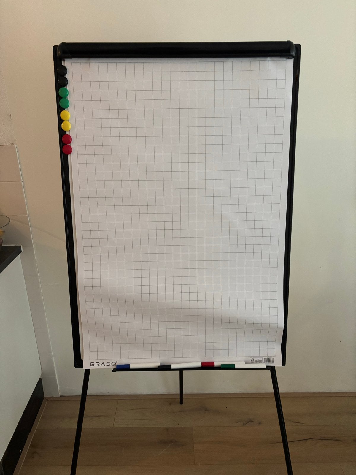 Whiteboard incl. Papier en stiften, Ophalen, Whiteboard