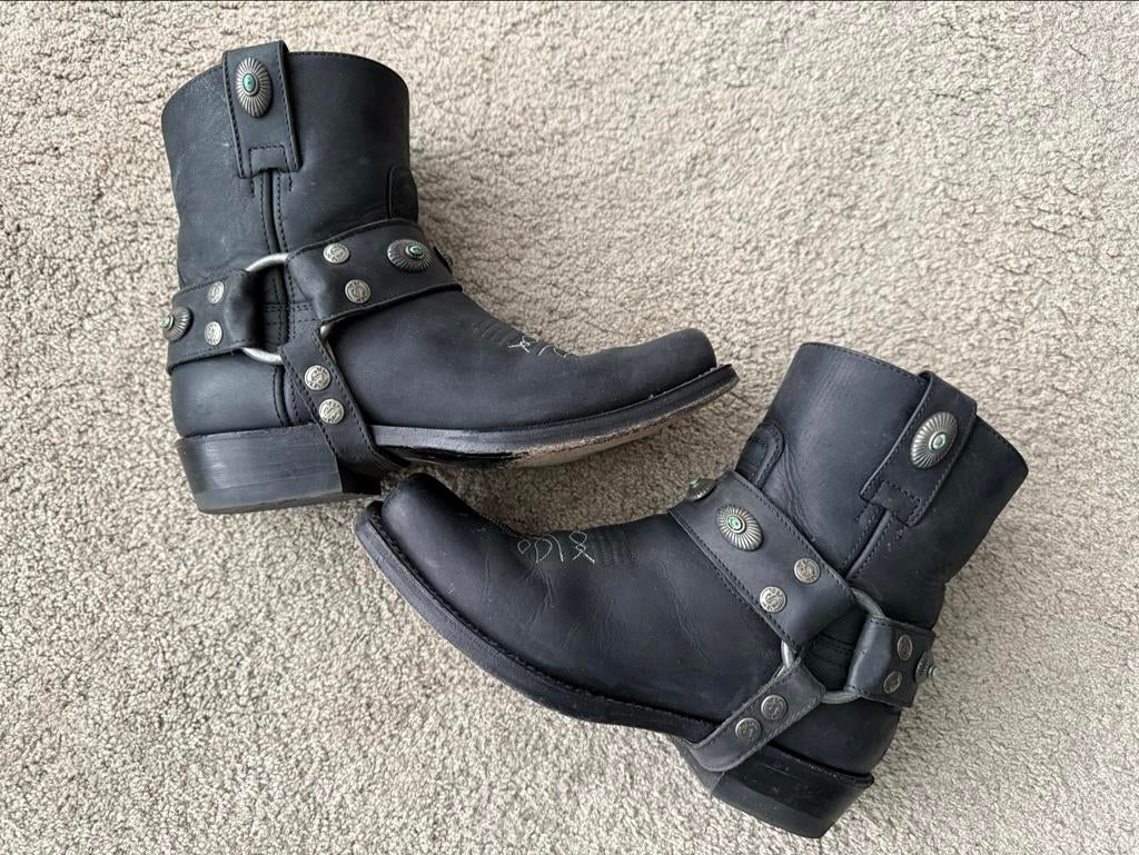 Sendra Laarzen Maat 37 - Stoere biker boots, Kleding | Dames, Schoenen, Ophalen of Verzenden, Gedragen, Zwart, Lage of Enkellaarzen