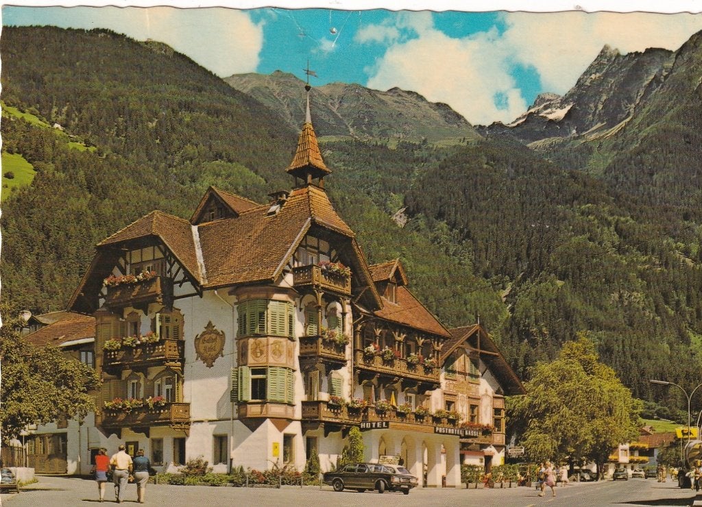 Oostenrijk oetz, posthotel kassl, Verzenden, 1960 tot 1980, Gelopen, Oostenrijk