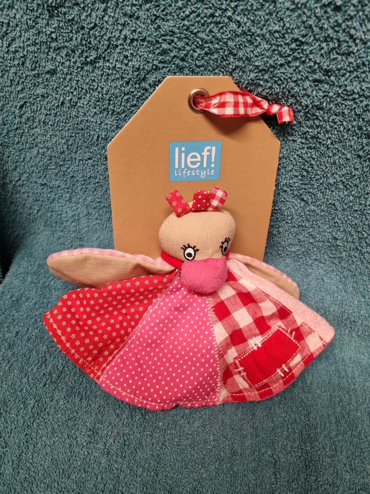Lief lifestyle knuffel doekje roze nieuw nr 3, Ophalen of Verzenden, Nieuw, Overige typen