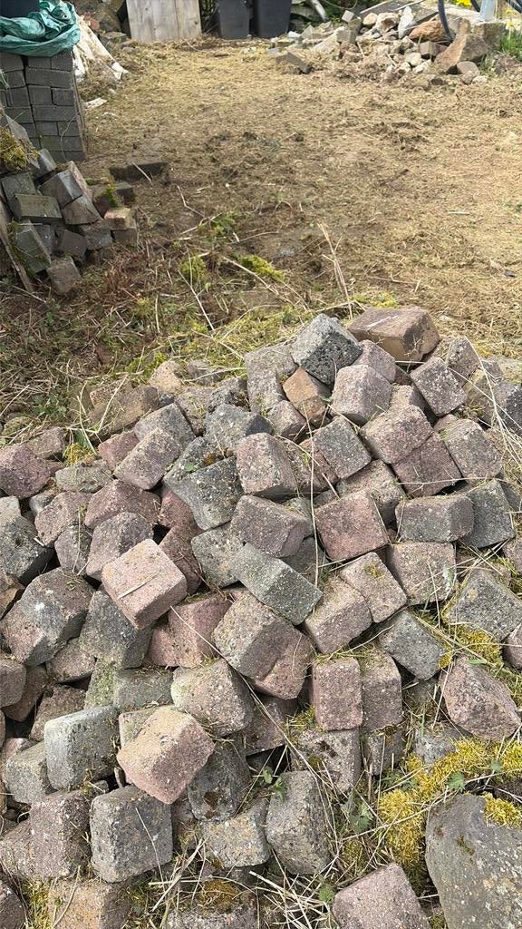 Kinderkopjes 10x10 cm,GRATIS, Ophalen, Zo goed als nieuw, Beton, Klinkers