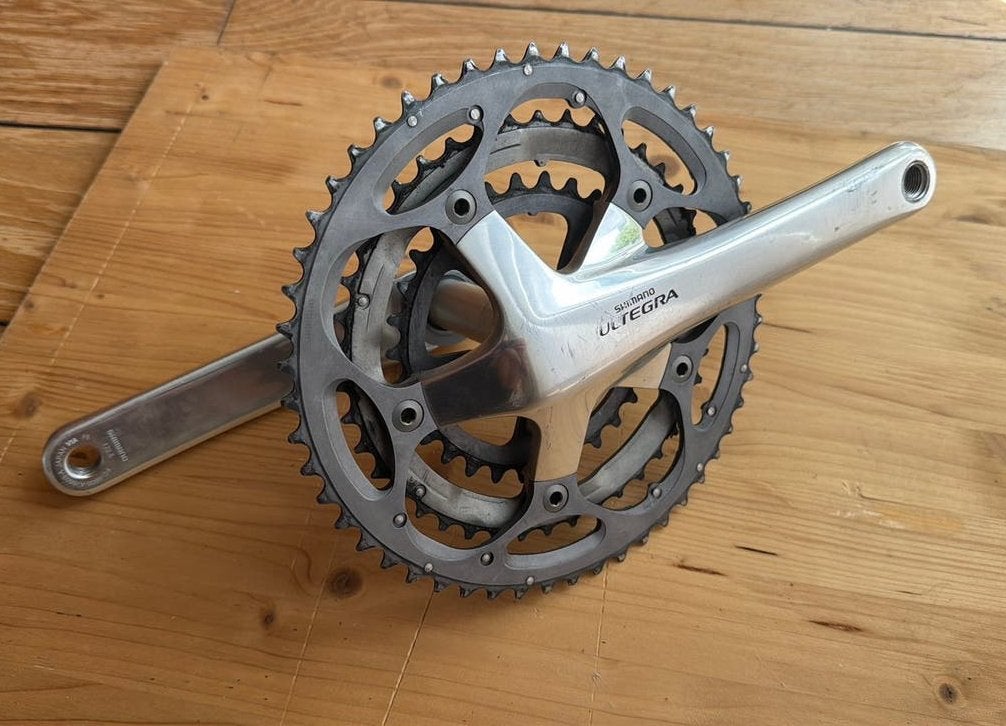 Ultregra triple crankstel 172.5mm fc-6600-a fc-6603a, Fietsen en Brommers, Ophalen of Verzenden, Zo goed als nieuw, Racefiets