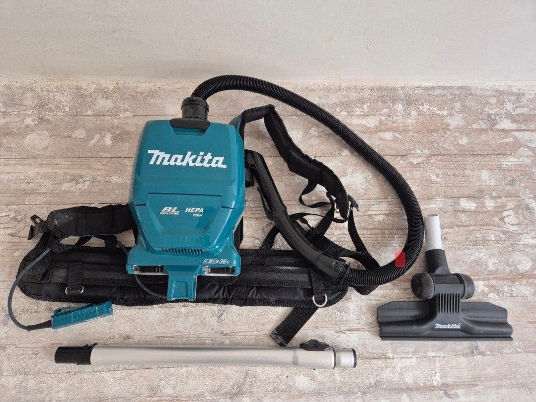 Makita DVC261 accu rug stofzuiger - Brushless, Ophalen of Verzenden, Zo goed als nieuw