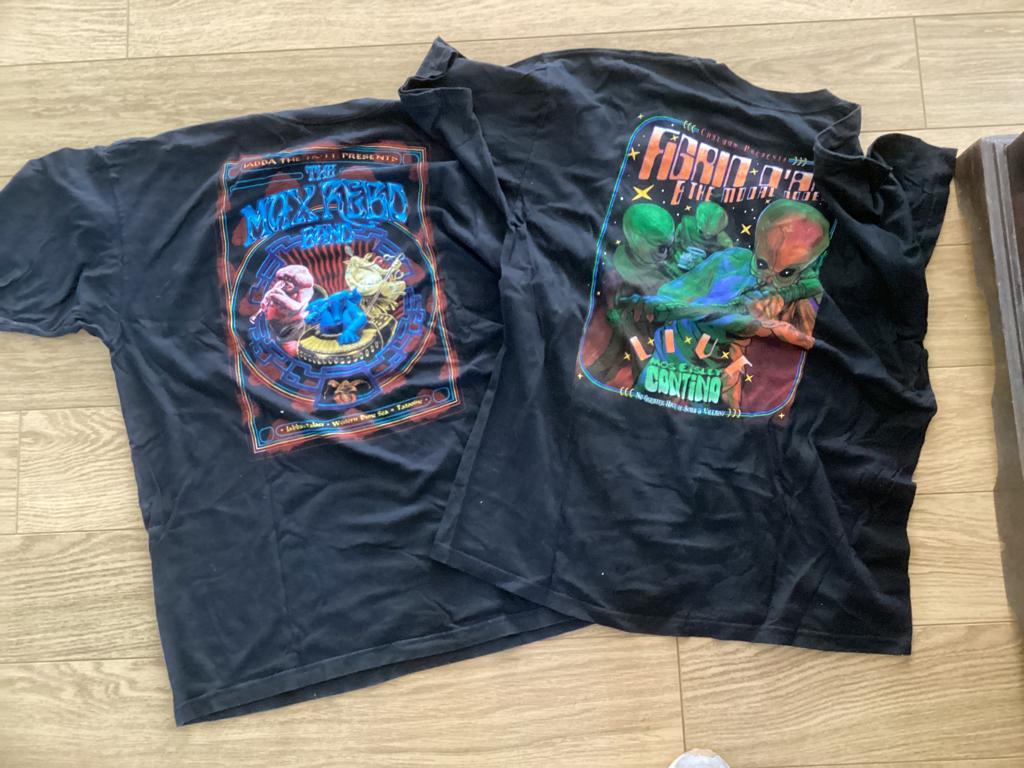 star wars T-shirts +CD's Max Rebo Band en Cantina Band 1997, Verzamelen, Star Wars, Ophalen of Verzenden, Gebruikt, Overige typen