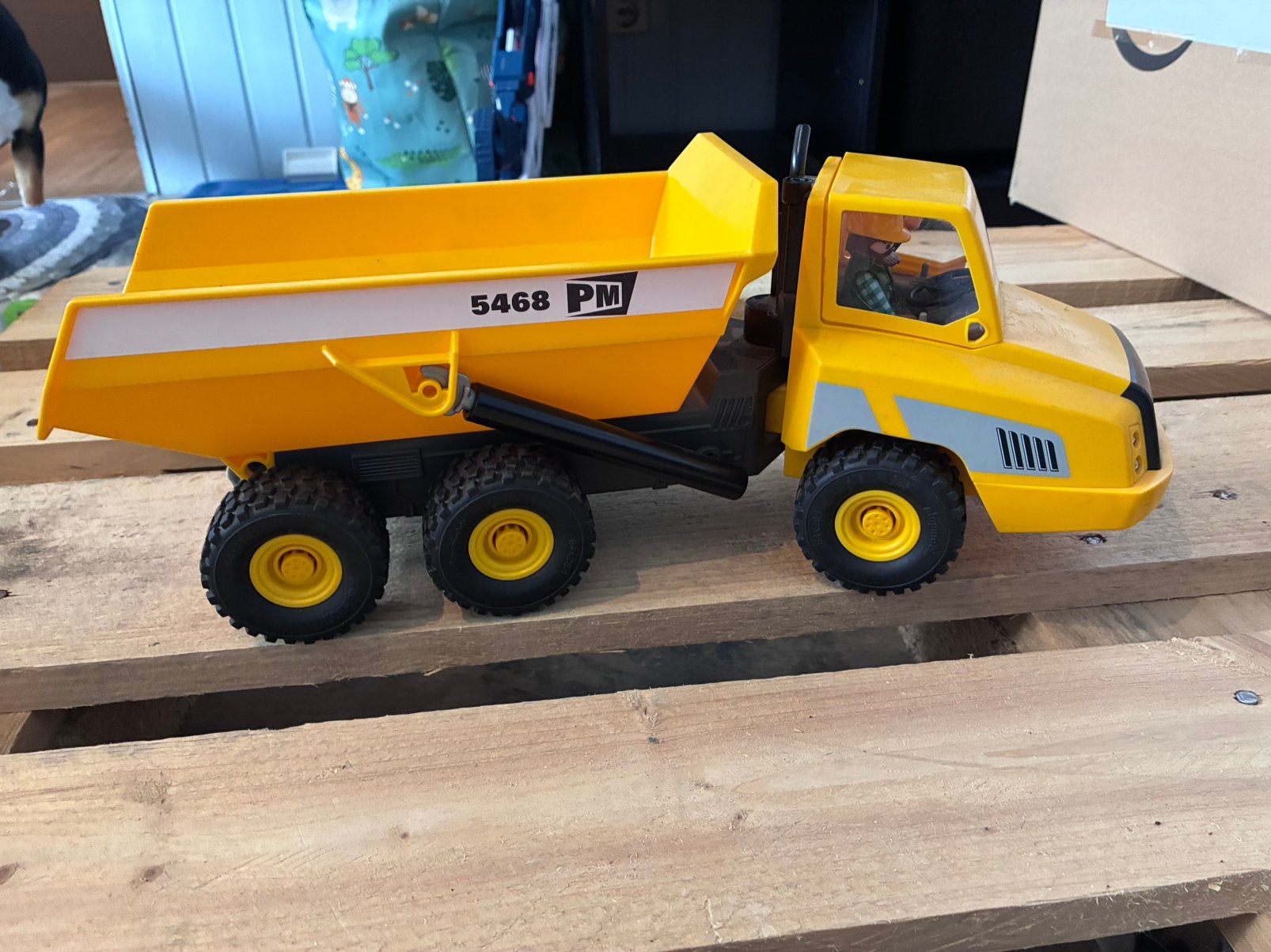Playmobil kiepwagen, Ophalen, Zo goed als nieuw