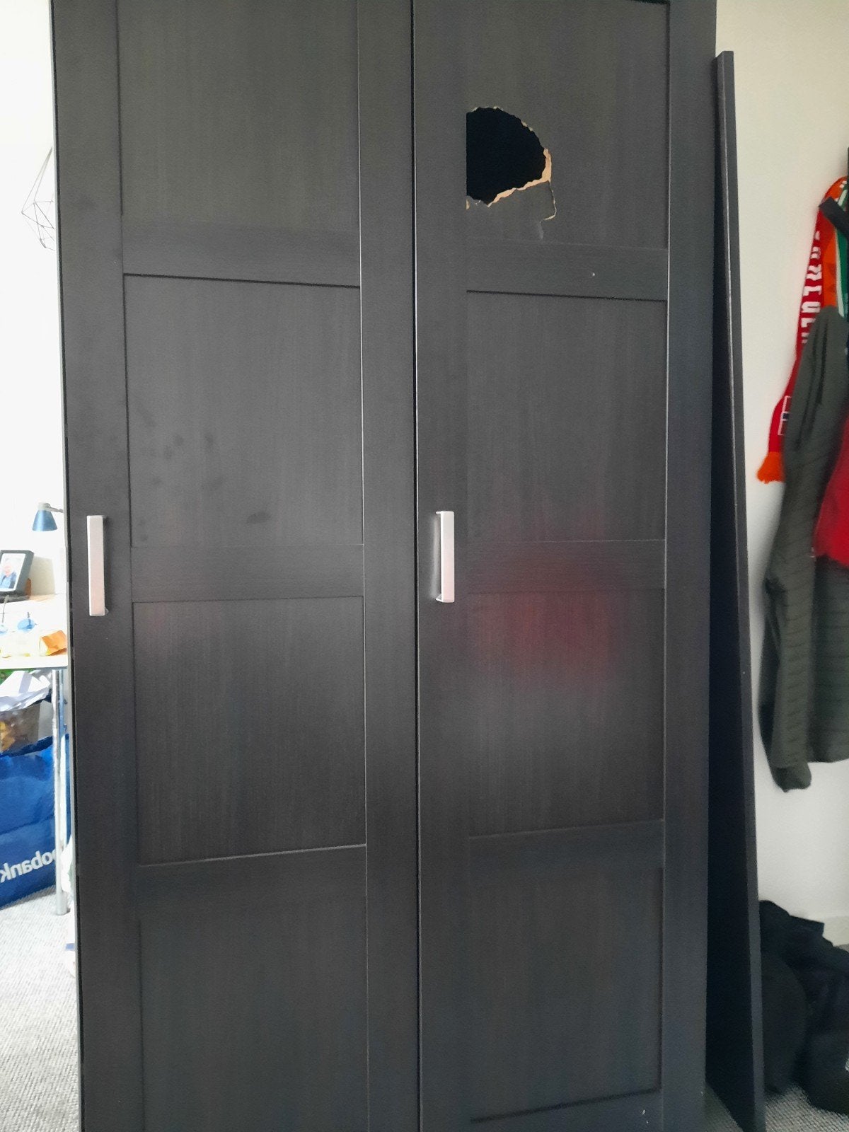Gevraagd! Ikea Pax kast deur. 1.95 m hoog, Ophalen, Binnendeur, Minder dan 200 cm