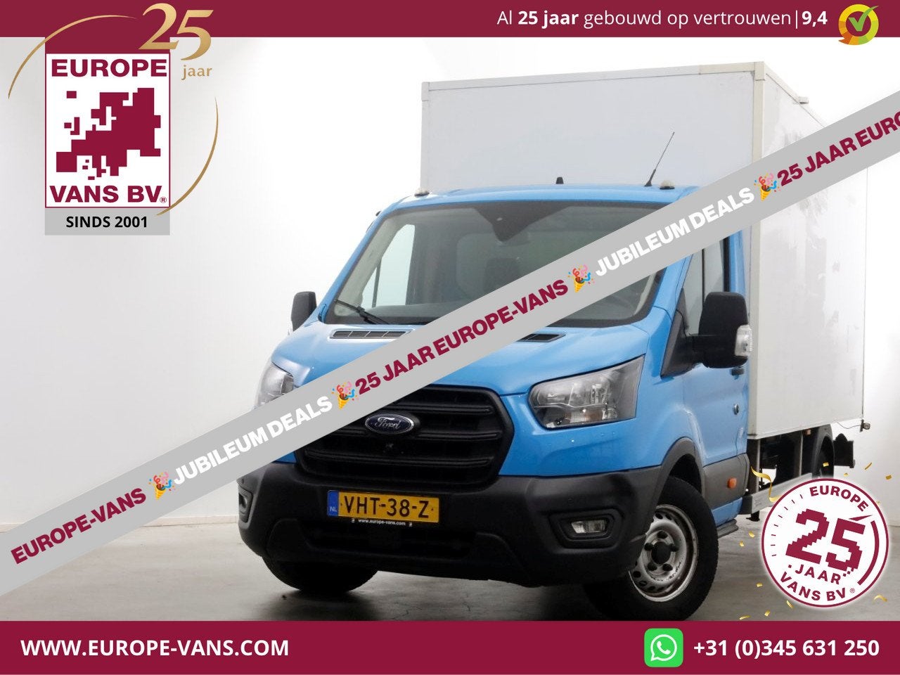 Ford Transit 350 2.0 TDCI 130pk Bakwagen met achterdeuren 2-, Auto's, Bestelauto's, Voorwielaandrijving, 15 km/l, Euro 6, 4 cilinders