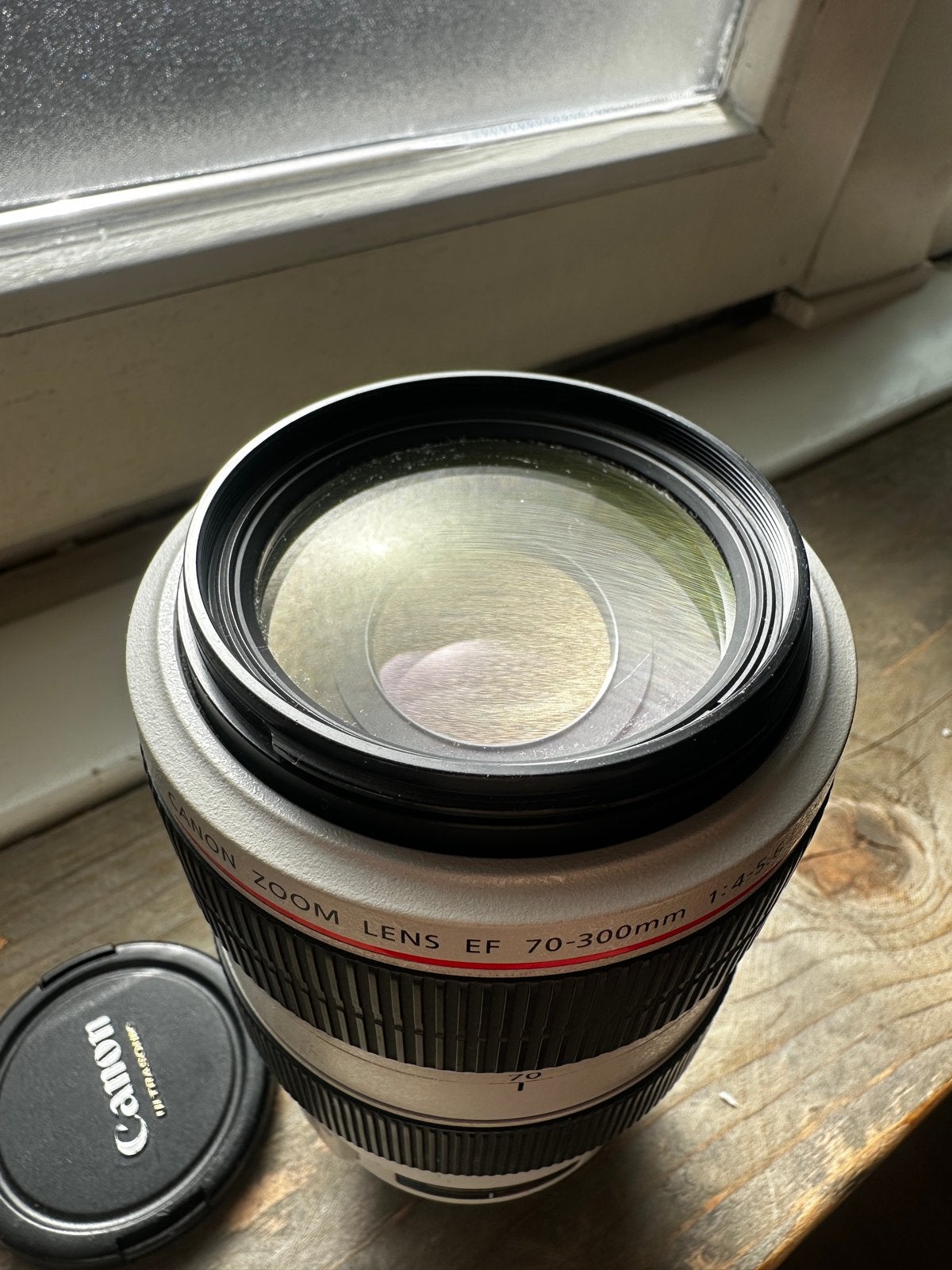 Canon Zoom Lens EF 70-300mm 1:4-5.6 L IS USM, Canon, Autofocus, Zo goed als nieuw, Canon EF