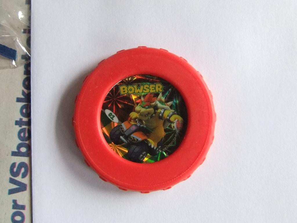 metalen Mario Coin nr 1-2-3-4 en 5, Plus, Verzenden