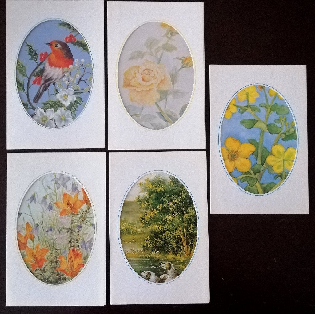 Mooie, dubbele wenskaarten, 5 stuks, Ophalen of Verzenden, Nieuw