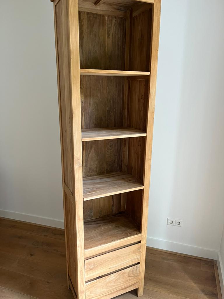 Boekenkast, Huis en Inrichting, Kasten | Boekenkasten, Ophalen, Zo goed als nieuw, 25 tot 50 cm, 200 cm of meer