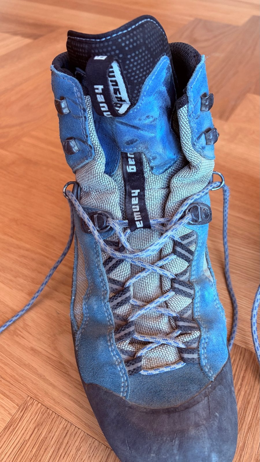Hanwag wandelschoenen - Blauw, maat 43, Ophalen, Gebruikt, Schoenen