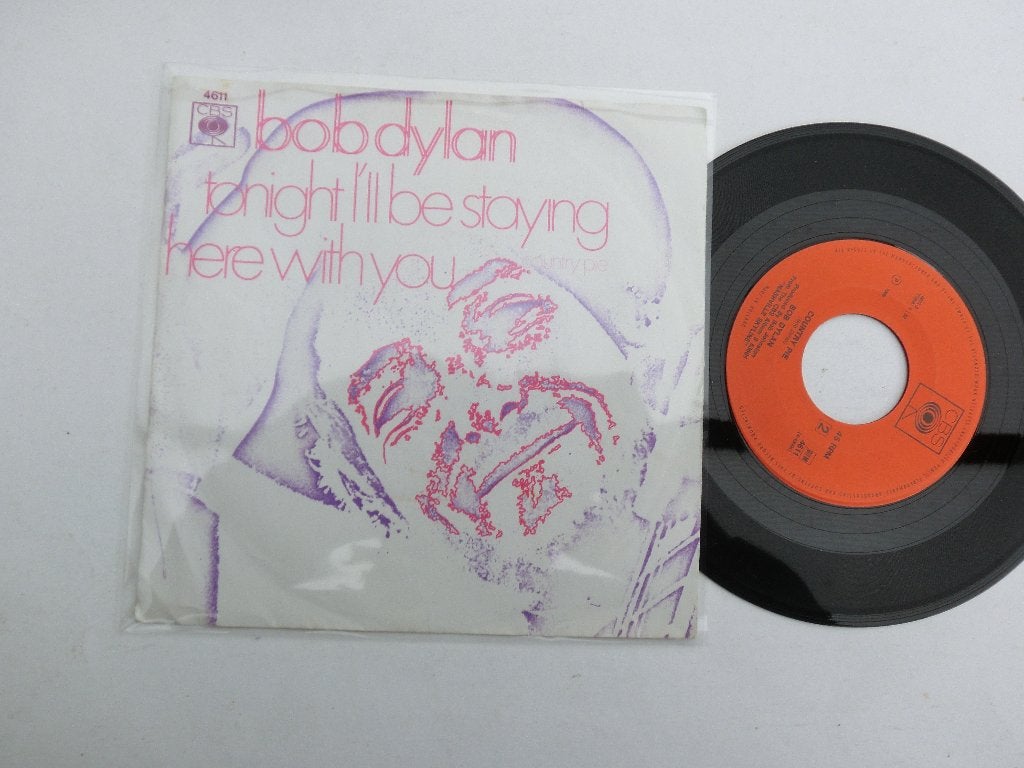 Bob Dylan tonight I'll be staying, Cd's en Dvd's, Ophalen of Verzenden, Zo goed als nieuw, 7 inch, Pop