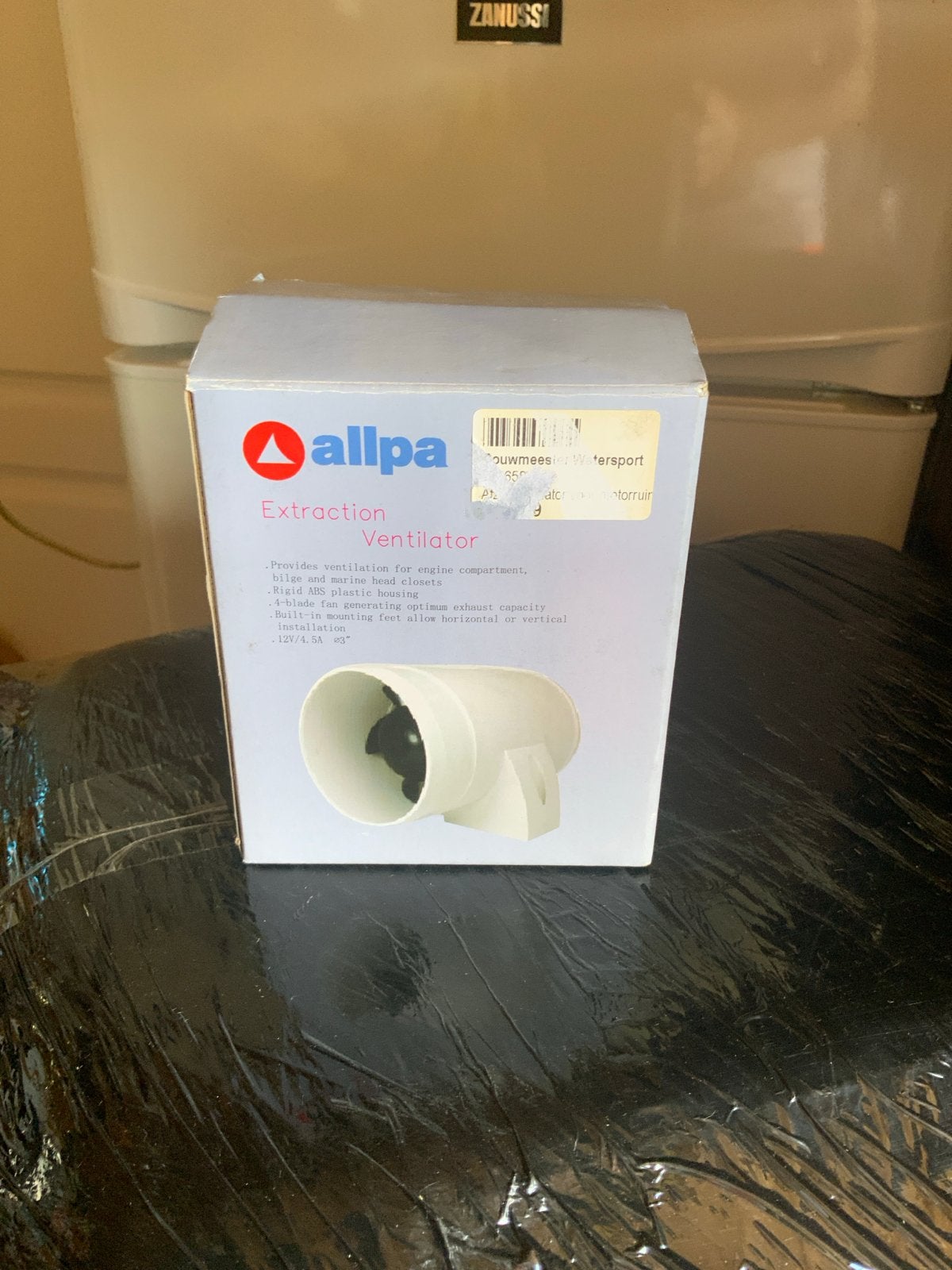 Allpa Afzuiger/Ventilator 12V voor motorruimte, Ophalen, Nieuw, Ventilator en Afzuiger