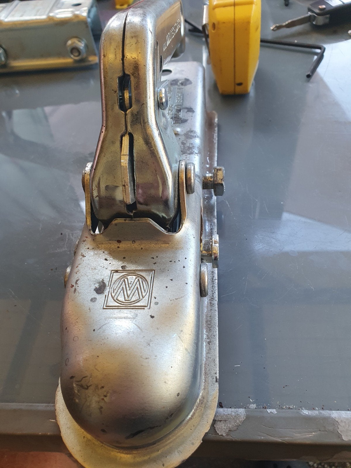 Winterhoff WW 8-E Oplooprem Koppeling 800kg, Auto diversen, Aanhangwagen-onderdelen, Ophalen of Verzenden, Gebruikt