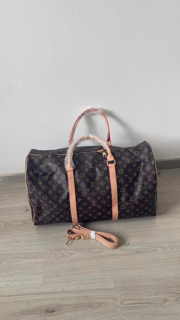 Louis Vuitton Reistas - Stijlvol en Ruim, 40 tot 60 cm, 30 cm of meer, Bruin, Ophalen of Verzenden