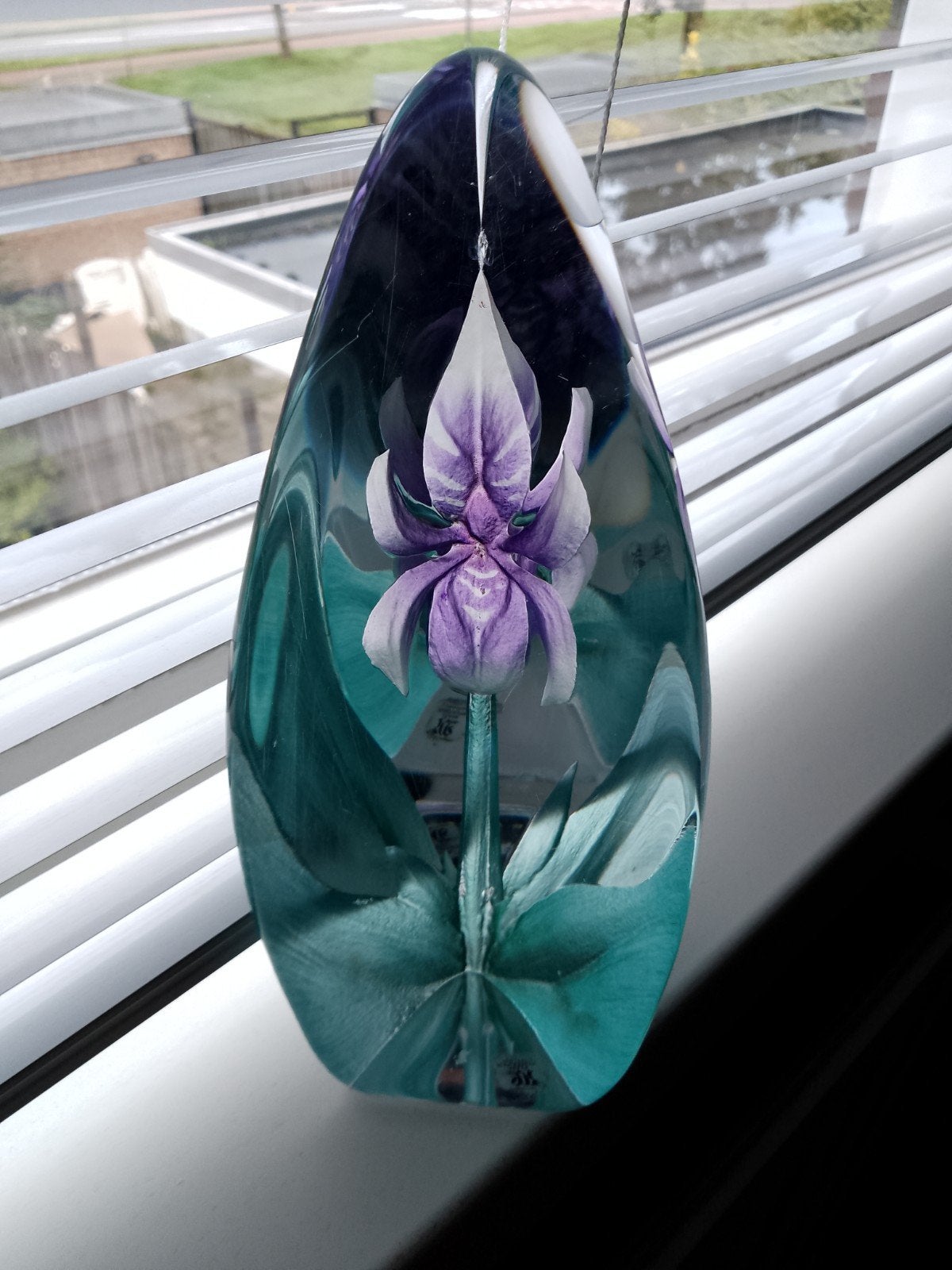 kunst glas mats jonasson Orchidee, Ophalen, Glas, Minder dan 20 cm, Flora