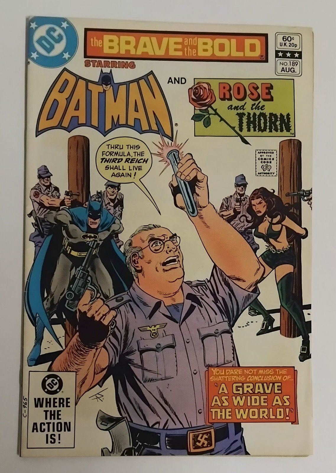 Brave and the Bold #189 ( DC 1982 ) VF., Eén comic, Amerika, Ophalen of Verzenden, Zo goed als nieuw