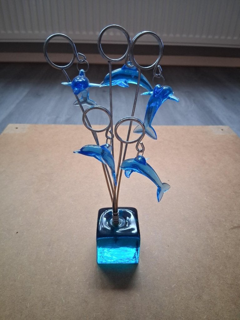 Dolfijnen houder, Ophalen of Verzenden, Nieuw, Blauw