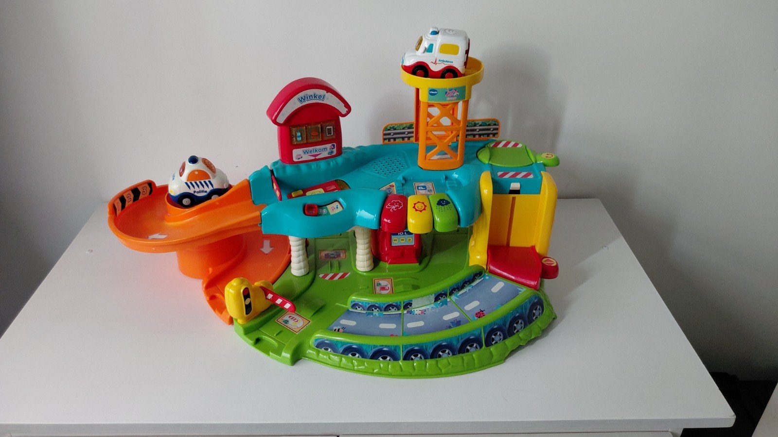 Toet Toet autogarage Vtech, Ophalen, Zo goed als nieuw, 2 tot 4 jaar