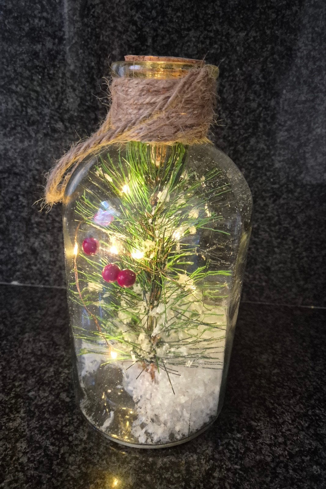 Decoratieve sierverlichting in fles - Winter, Meerkleurig, Overige stijlen, Nieuw, Ophalen of Verzenden
