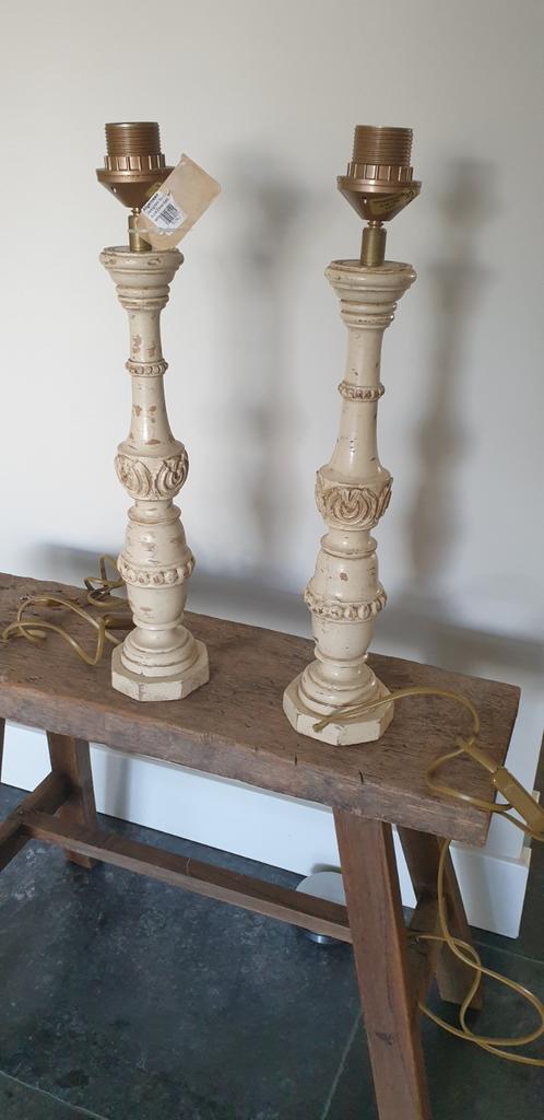 Landelijke lampenvoet, aura peeperkorn, h 47 cm, Huis en Inrichting, Ophalen of Verzenden, Nieuw, Minder dan 50 cm