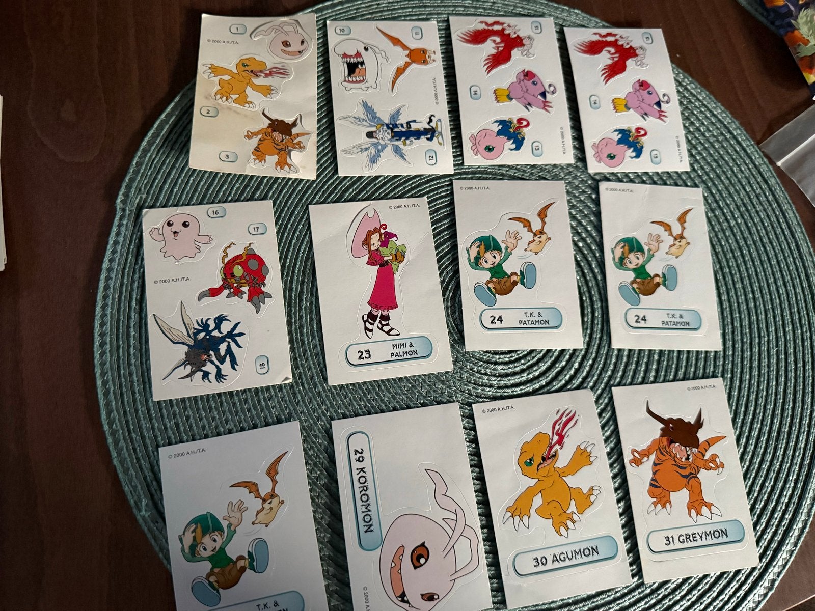 Digimon stickers en plaatjes Crazyplanet - Redelijke staat, Ophalen of Verzenden, Gebruikt, Stickers en Plaatjes