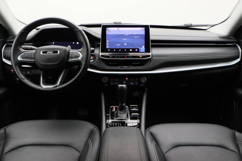 Jeep Compass 4xe 240 Plug-in Hybrid Electric S Leer, Virtual, Auto's, Jeep, Automaat, Zwart, 4 cilinders, Bedrijf