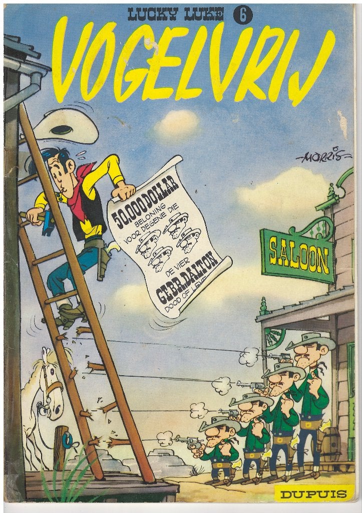 Lucky Luke 13 delen, originele Dupuis-reeks (jaren 60-70, Boeken, Ophalen, Eén stripboek, Zo goed als nieuw, Morris & Goscinny