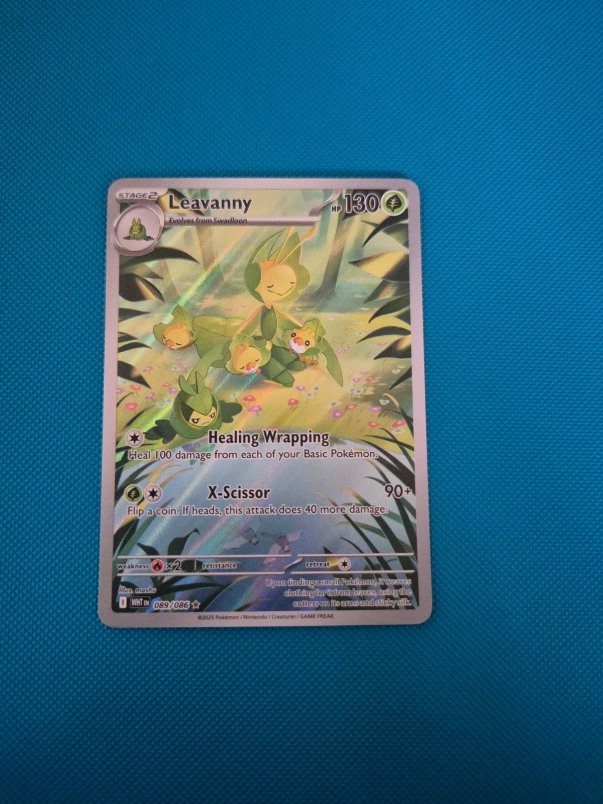 Leavanny 089/086 - Lost Origin - Pokémon Kaart, Ophalen of Verzenden, Zo goed als nieuw, Losse kaart, Foil