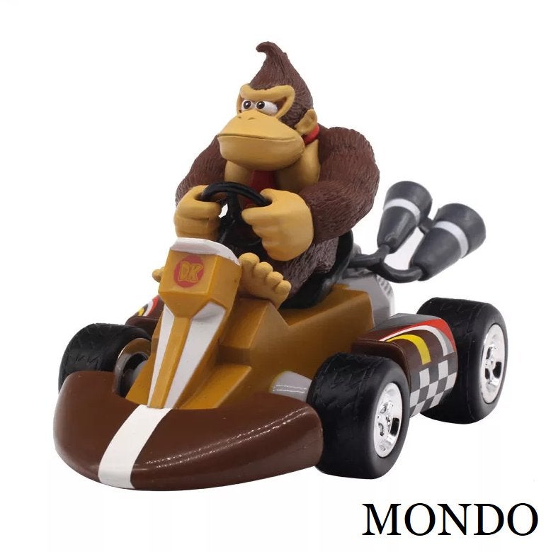 Mario kart 13cm auto donkey kong poppetjes figuren nintendo, Ophalen of Verzenden, Nieuw