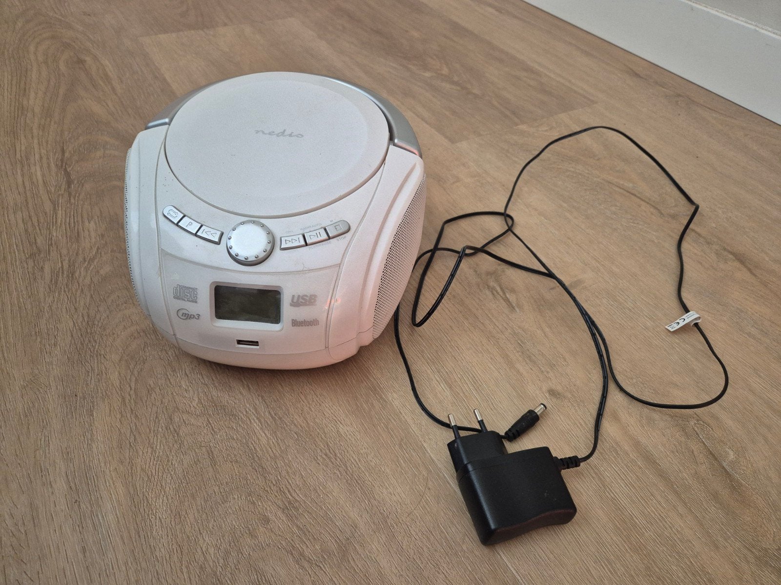 Nedis Draagbare CD-speler met USB en Bluetooth, Audio, Tv en Foto, Cd-spelers, Ophalen of Verzenden, Overige merken, Draagbaar
