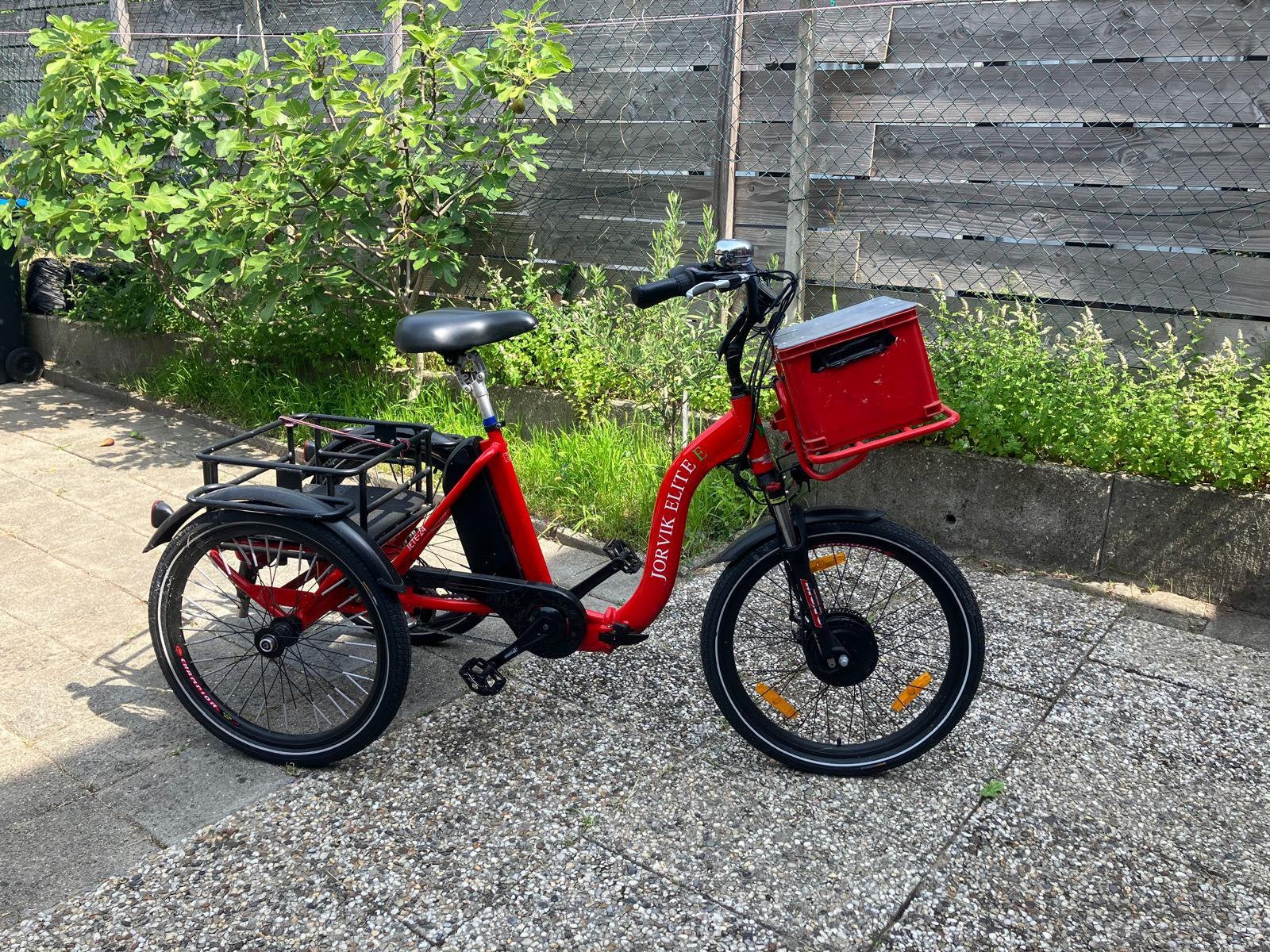 Jorvik Elite elektrische opvouwbare driewieler + aanhanger, Fietsen en Brommers, Fietsen | Driewielfietsen, Ophalen of Verzenden