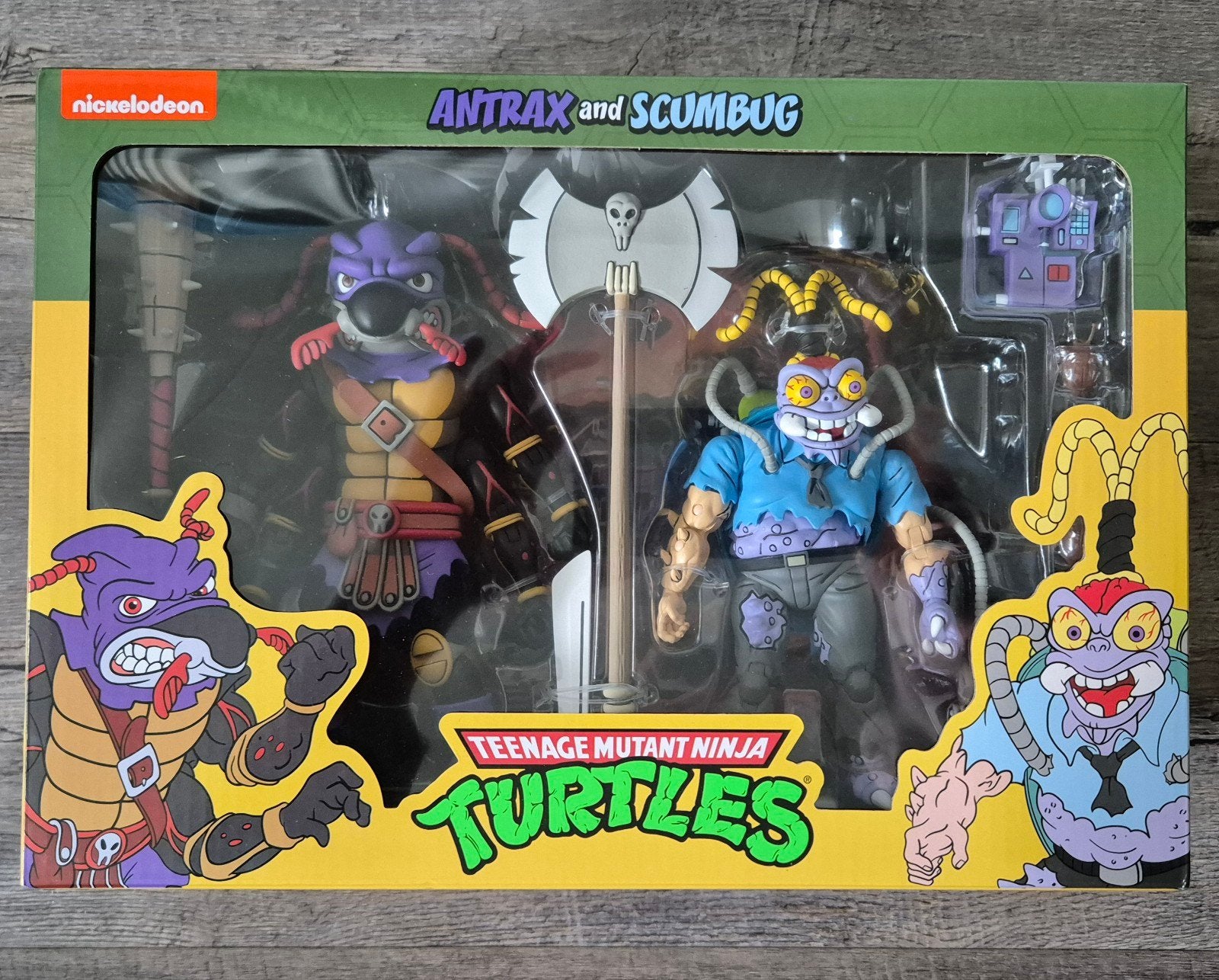 NECA TMNT Animated Series Antrax and Scumbug, Verzenden, Nieuw