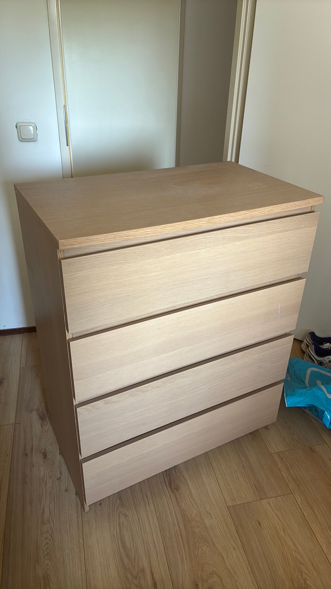 Ikea malm ladekast, Ophalen, 50 tot 100 cm, Zo goed als nieuw, 3 of 4 laden