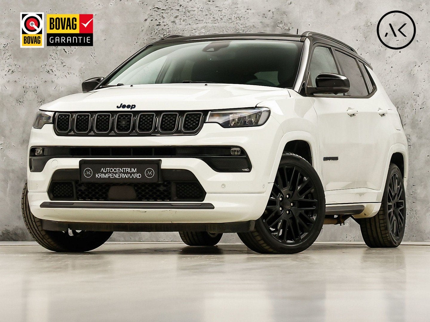 Jeep Compass 4xe 240 Plug-in Hybrid Electric S 240Pk Automaa, Auto's, 12 maanden, Gebruikt, Zwart, 4 cilinders
