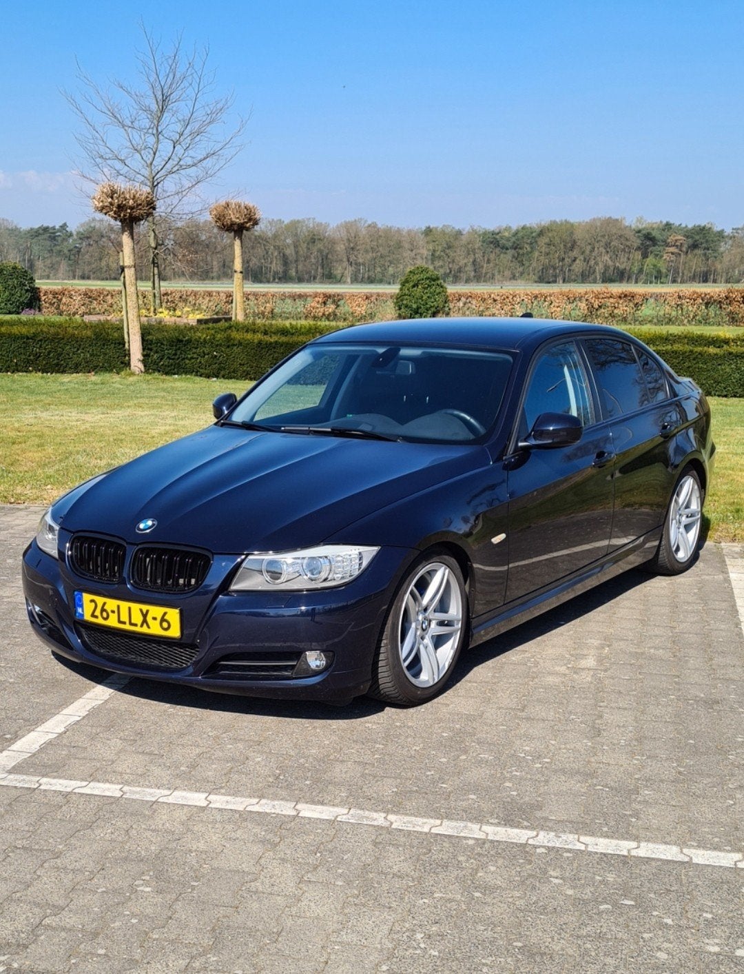 BMW 3-Serie 2.0 I 318 2010 Blauw, Auto's, Achterwielaandrijving, Blauw, Origineel Nederlands, Handgeschakeld