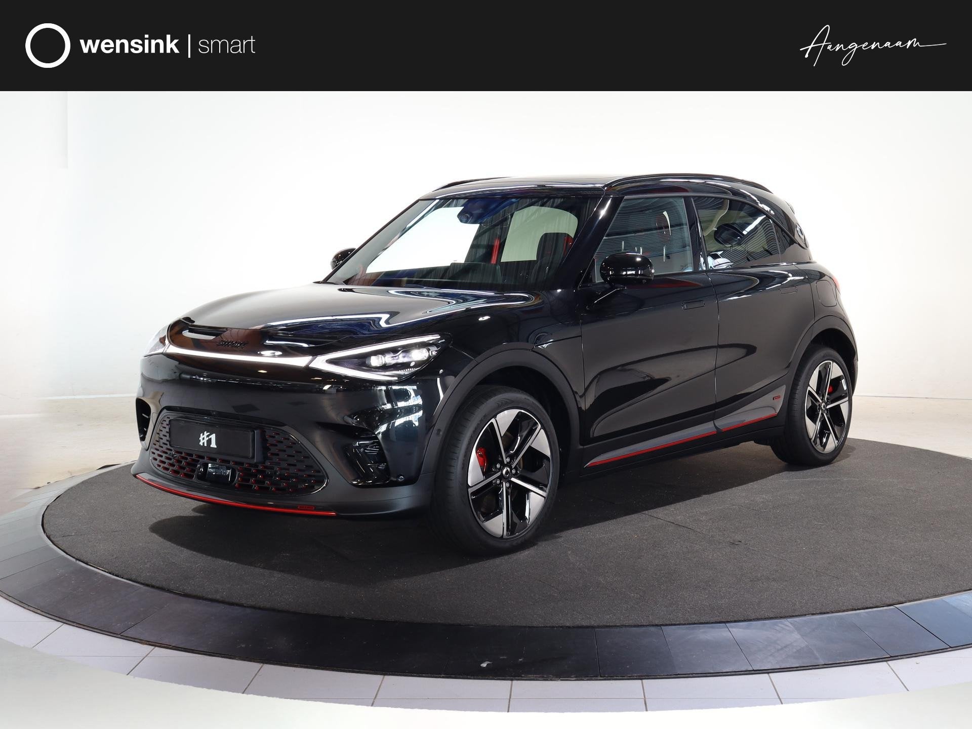 smart #1 BRABUS 66 kWh | 428 pk | Panoramadak | 360 Camera |, Auto's, Automaat, 428 pk, Alcantara, Zwart