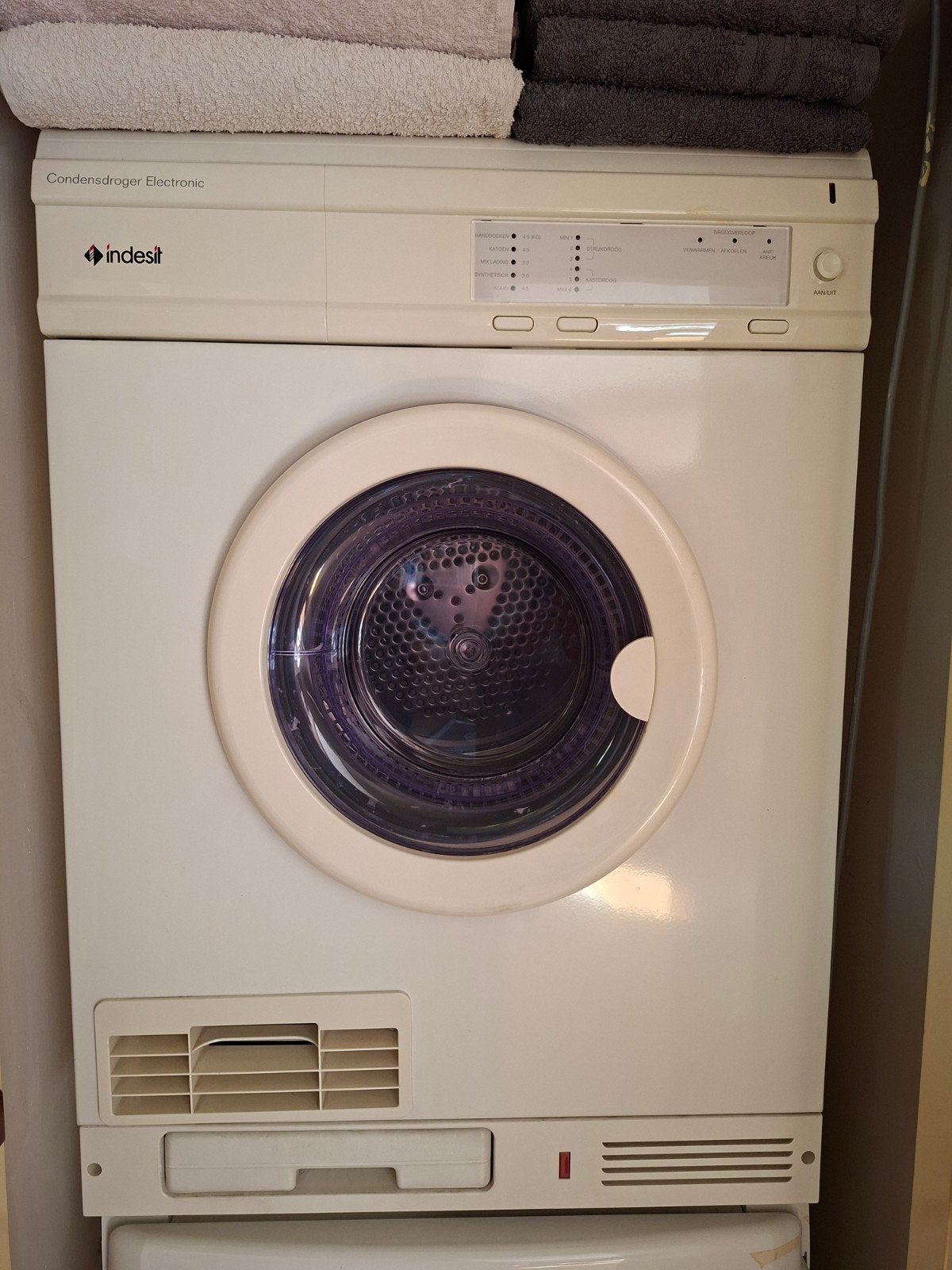 Indesit Condensdroger Electronic - wasdroger in Nette Staat, Witgoed en Apparatuur, Gebruikt, Minder dan 85 cm, 4 tot 6 kg, Ophalen of Verzenden