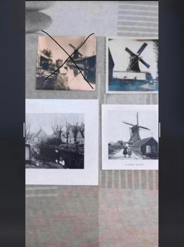 Oude foto's Molens Zaandam: 'Rad van Avontuur', 'Blauwe pad', Gebruikt, Foto, Ophalen of Verzenden, Gebouw