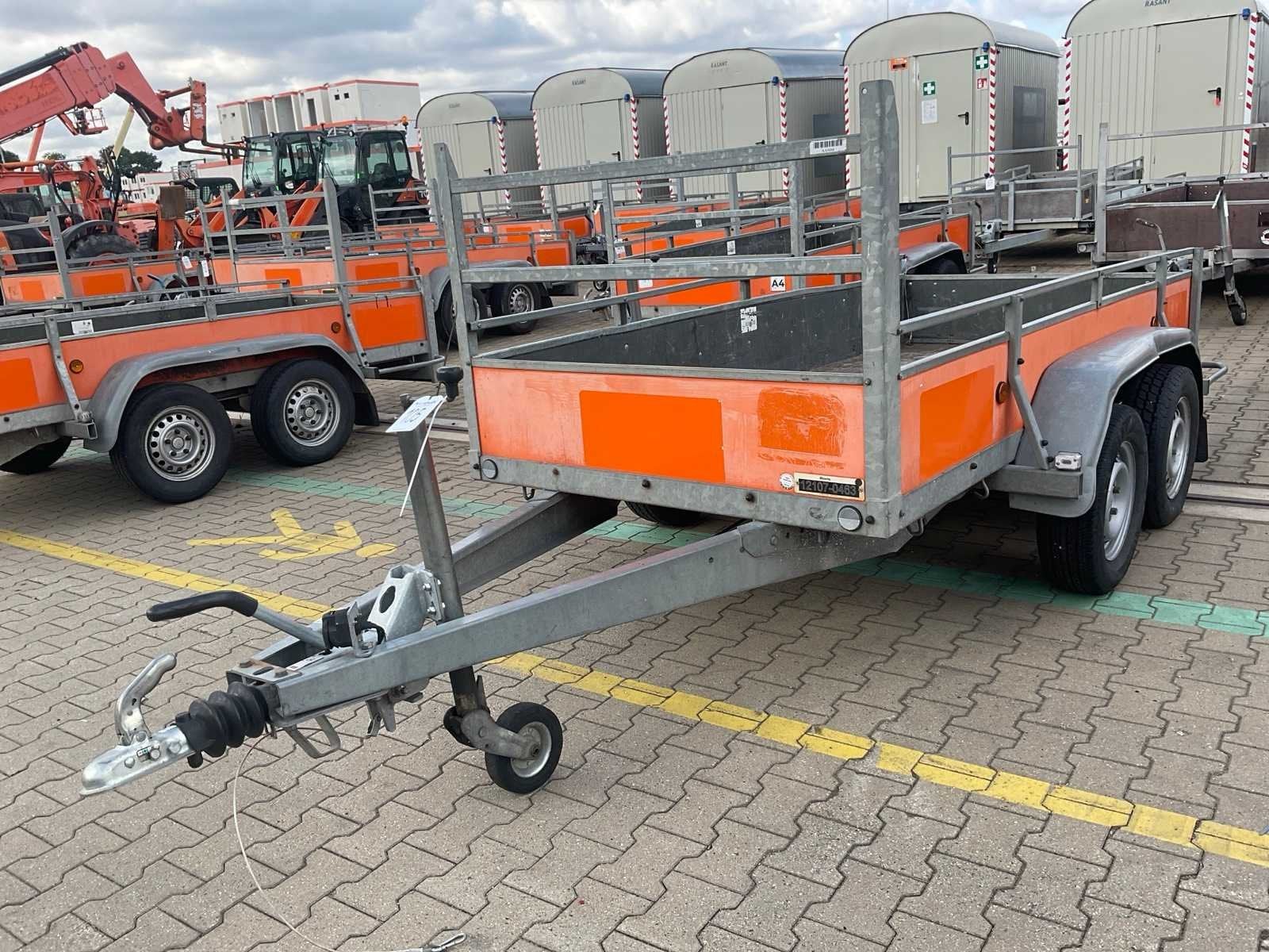 2016 Atec EB2 2-1 Dubbelas aanhangwagen, Gebruikt