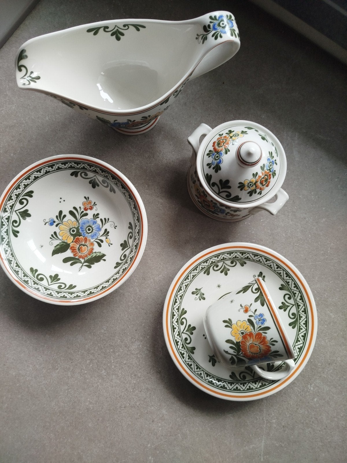 Villeroy & Boch Alt Amsterdam Serviesdelen, Ophalen, Vintage, Zo goed als nieuw, Porselein