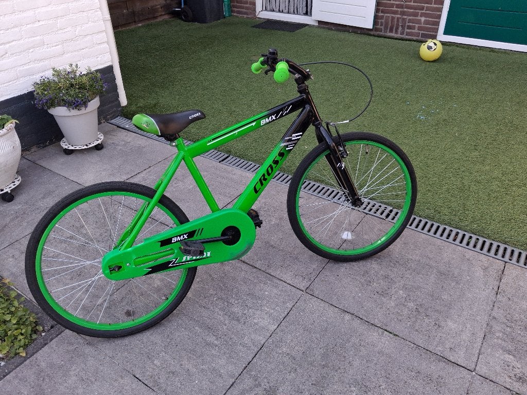Bmx cross, Fietsen en Brommers, Fietsen | Crossfietsen en BMX, Overige merken, Terugtraprem, Gebruikt, Staal